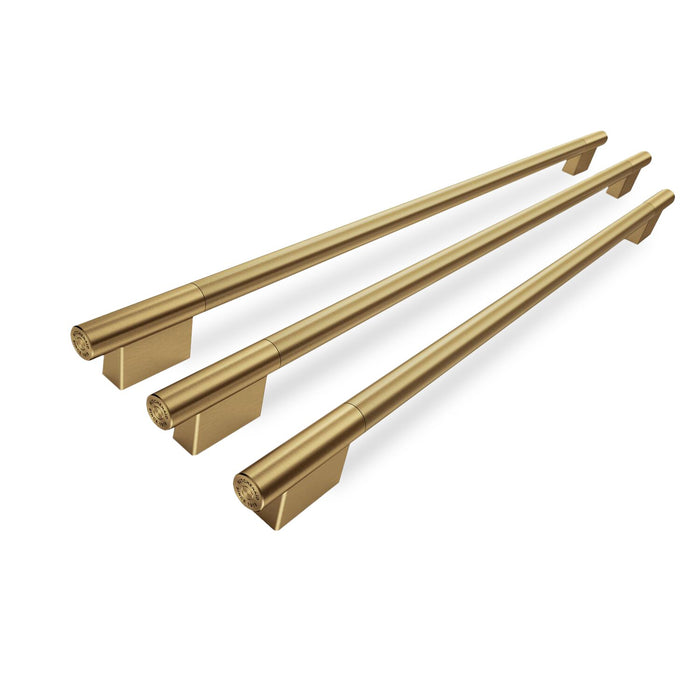 Trousse de poignées KitchenAid 3 pièces pour réfrigérateur encastré de 42 po à portes françaises - laiton - W11777175