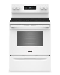  Cuisinière électrique Whirlpool de 5,3 pi3 avec cuisson à air – blanche - YWFES5730SW