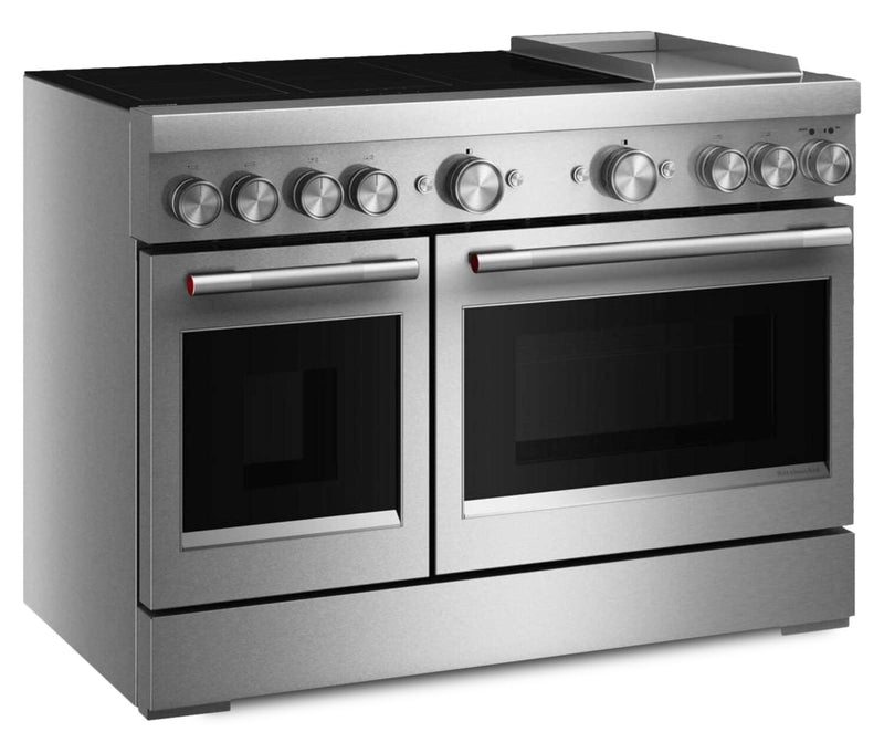Cuisinière à induction amovible KitchenAid de 6,3 pi³ avec plaque chauffante - acier inoxydable - KFID948SSS