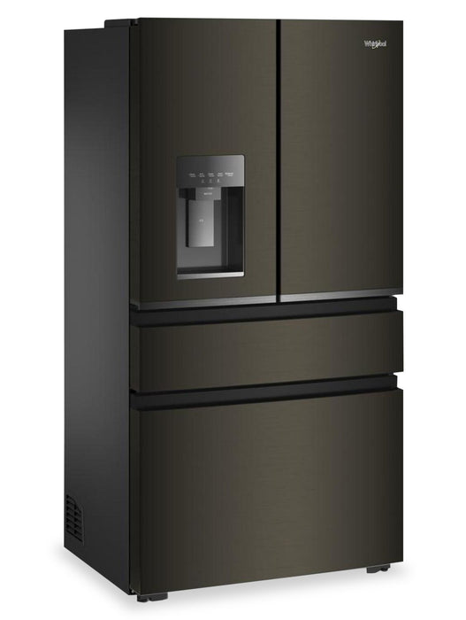 Réfrigérateur Whirlpool de 22 pi3 et de 36 po de profondeur comptoir véritable à portes françaises - acier inoxydable noir - WRMC5036RV