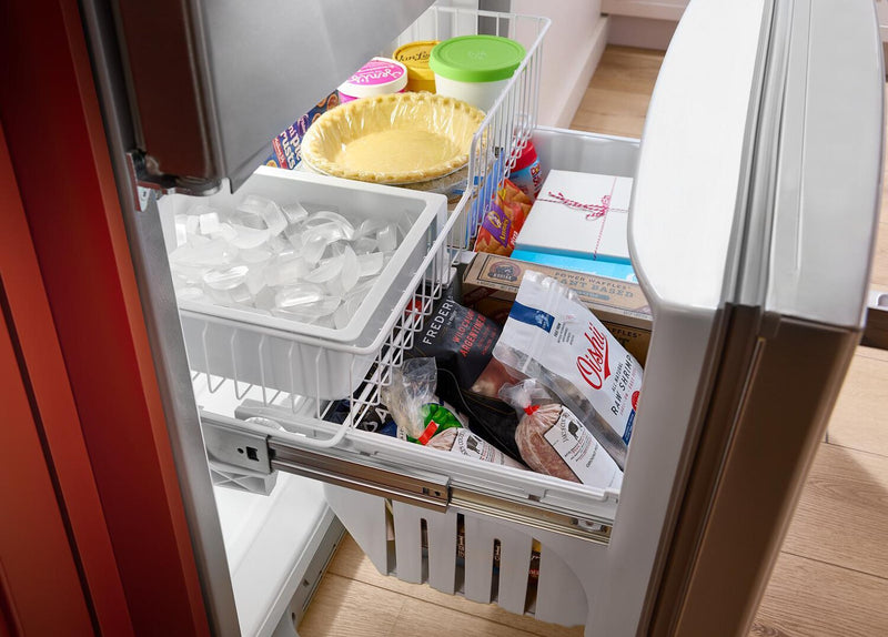 Réfrigérateur KitchenAid de 36 po et de 20 pi3 de profondeur comptoir à portes françaises - acier inoxydable - KRFC136RPS