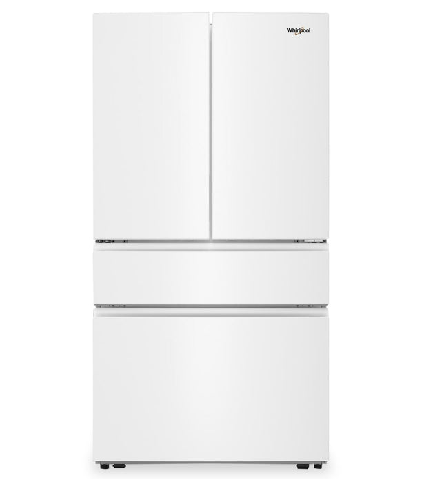 Réfrigérateur Whirlpool de 36 po et de 30 pi3 à portes françaises - blanc - WRMF3336SW