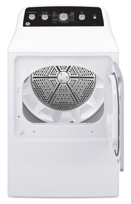 Laveuse à chargement par le haut de 4,9 pi3 et sécheuse électrique de 7,2 pi3 de GE avec cycle SaniFresh