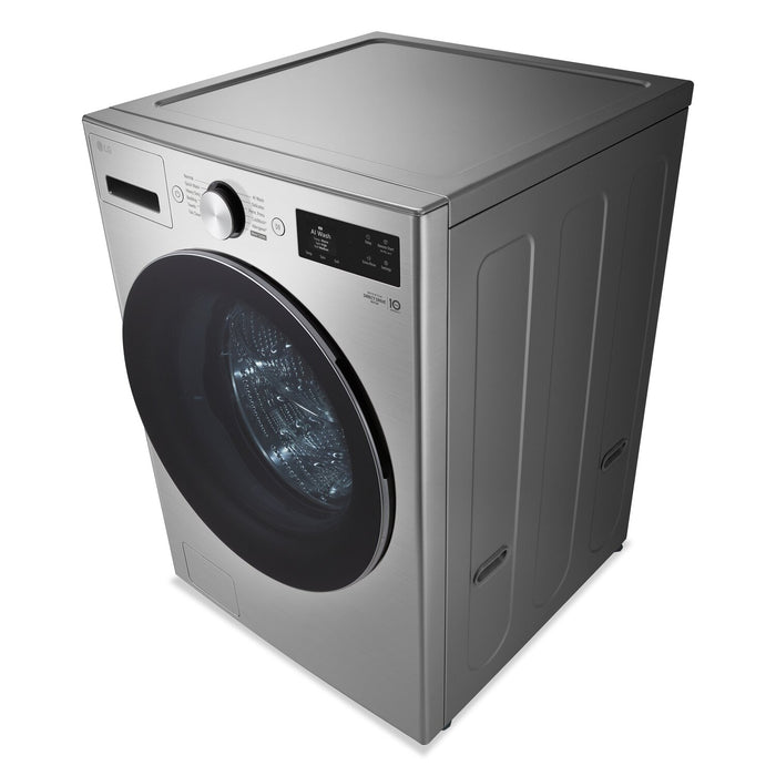 Laveuse à la vapeur intelligente haute efficacité LG à chargement frontal de 5,8 pi3 - acier graphite - WM5800HVA