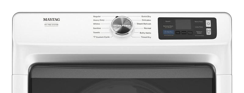 Sécheuse électrique intelligente Pet Pro de 7,4 pi3 de Maytag – YMED7020RW