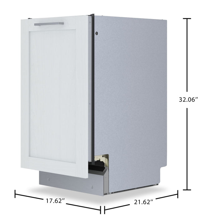 Lave-vaisselle intelligent Bosch de série 800 de 18 po avec panneau personnalisable, PrecisionWash et 3e panier - SPV68C73UC