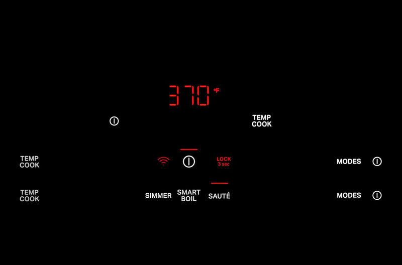 Surface de cuisson à induction KitchenAid de 30 po à 5 éléments - noire - KCIT730SBL