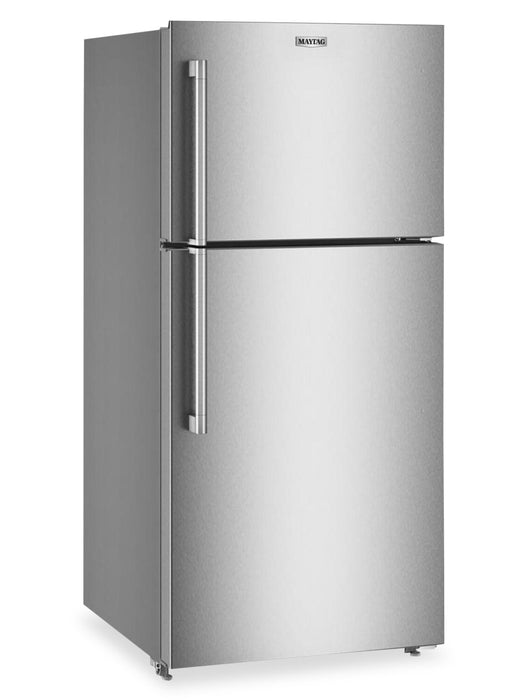 Réfrigérateur Maytag de 19 pi3 et de 30 po à congélateur supérieur - acier inoxydable résistant aux traces de doigts - MRTX5119SZ