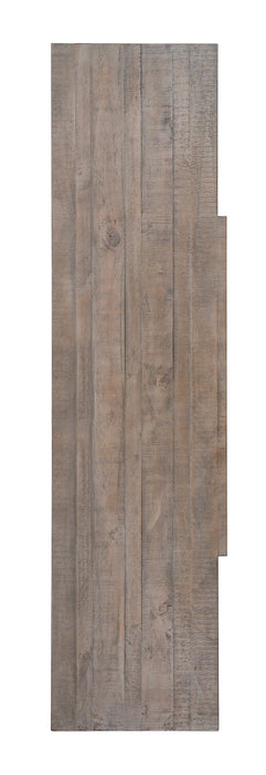 Meuble pour téléviseur traditionnel Wesley de 70 po avec rangement et système de gestion des câbles pour téléviseurs jusqu’à 75 po - gris tourterelle