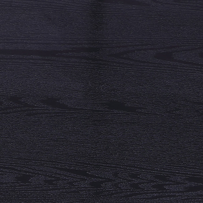 Table de bout moderne Kendal ronde de 20 po avec dessus en verre - noire