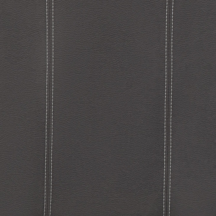 Sofa-lit sectionnel de droite Drake 3 pièces en tissu de suédine avec pouf de rangement - gris ciment