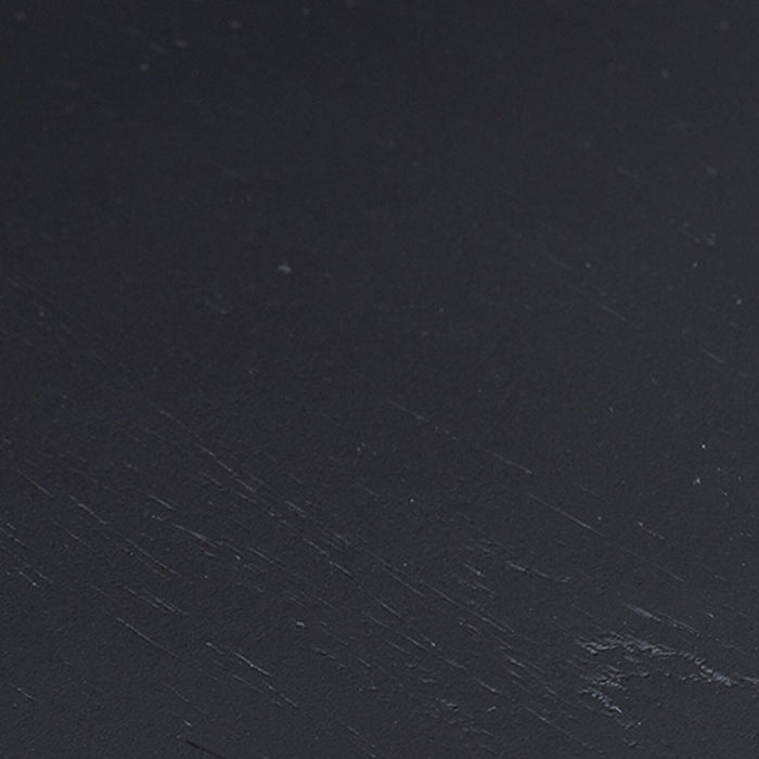 Chaise de salle à manger Sol de Kort & Co. avec dossier en échelle courbé - noire