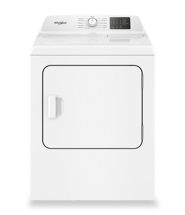 Laveuse à chargement par le haut 4,8 pi3 et sécheuse électrique 7 pi3 avec détection automatique de Whirlpool - blanches