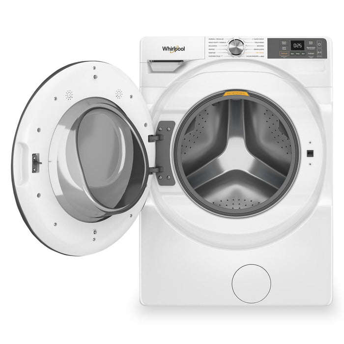 Laveuse intelligente Whirlpool à chargement frontal de 5,2 pi³ avec système de ventilation FreshFlowMC - blanche - WFW5720RW