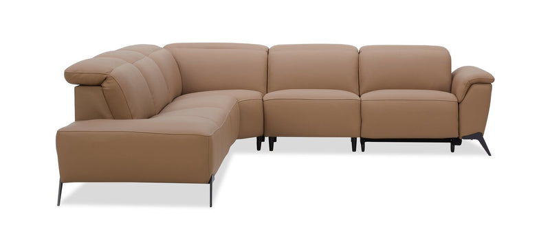  Sofa sectionnel de gauche à inclinaison électrique Valencia 5 pièces - Blanca Macha
