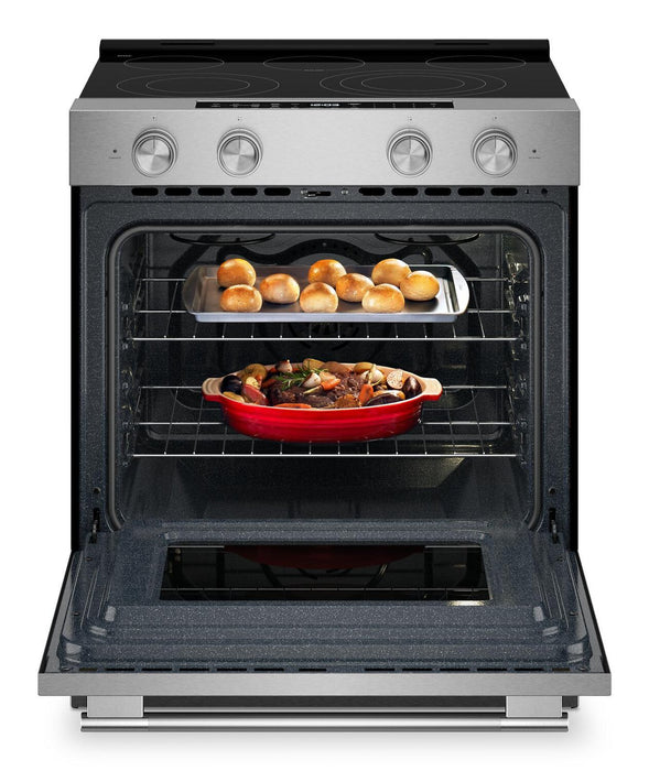 Cuisinière intelligente électrique encastrée KitchenAid de 5,3 pi3 et de 30 po avec modes à convection - YKSES330SPS 