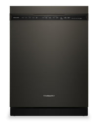  Lave-vaisselle KitchenAid de 24 po et de 41 dBA avec 3e panier à jets - minerai noir - KDFS324SBE