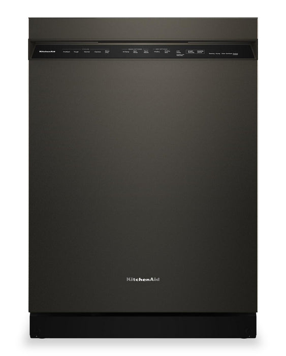 Lave-vaisselle KitchenAid de 24 po et de 41 dBA avec 3e panier à jets - minerai noir - KDFS324SBE