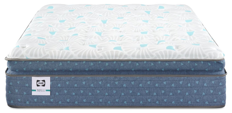 Matelas Euro-plateau épais Paradiso Resort Luxury Posturepedic Crown Jewel de Sealy pour grand lit