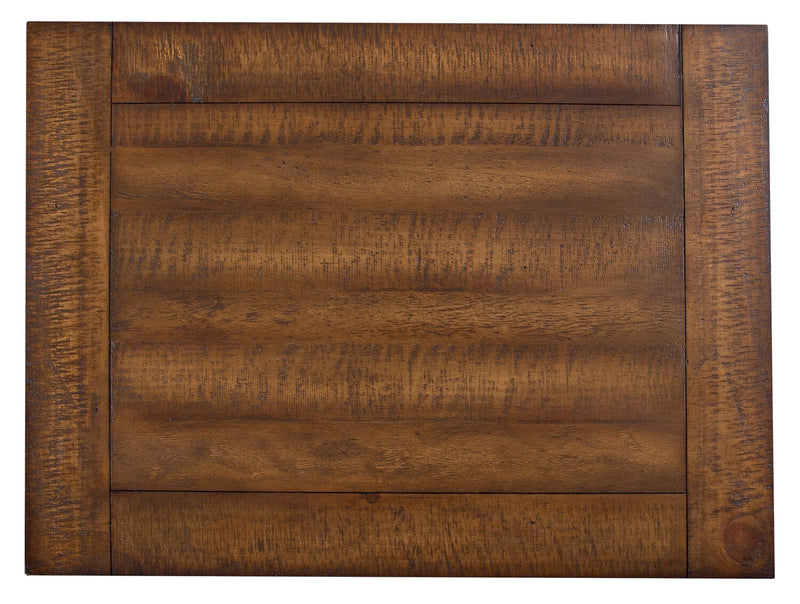 Table de bout traditionnelle Hanson de 20 po en pin - muscade grillée