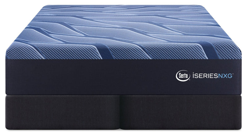 Ensemble matelas luxueux ferme à plateau régulier NXG1200 iSeries de Serta pour très grand lit