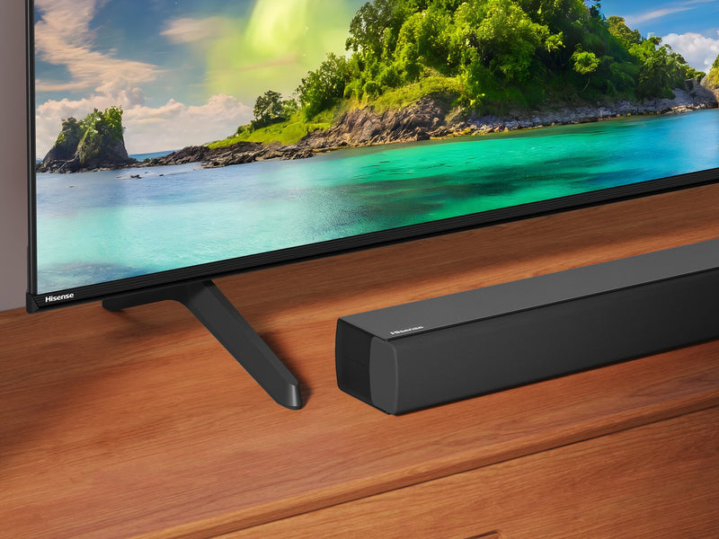HS5100SB Barre de son de 540 W à 5.1 canaux HISENSE HS5100 avec caisson d’extrêmes graves sans fil et haut-parleurs arrière