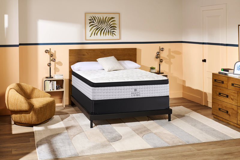 Ensemble matelas à Euro-plateau Moyen Berwick de Scott Living pour lit double     