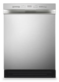 Lave-vaisselle Midea de 24 po avec commandes à l’avant et éclairage intérieur - MDF24P2BST