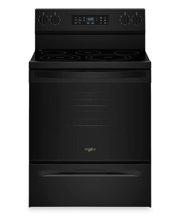 Cuisinière électrique Whirlpool de 5,3 pi3 avec cuisson à air – noire - YWFES5730SB