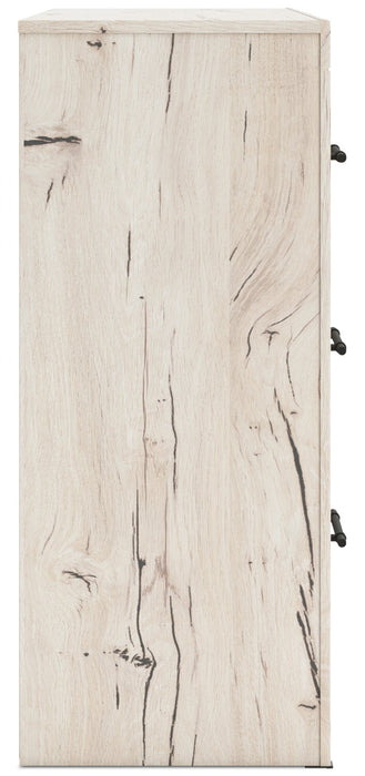 Commode de chambre à coucher Derekson de 58,7 po (L) x 36,5 po (H) à 6 tiroirs - blanc rustique