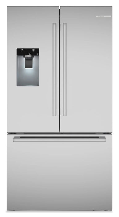 Réfrigérateur Bosch de 21,6 pi³ à portes françaises à congélateur inférieur - Acier inoxydable - B36CD52SNS