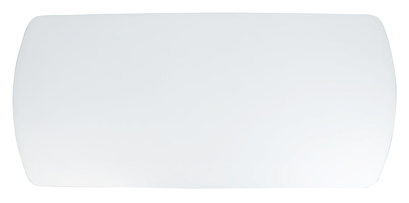 Table à café moderne Brimley de 47,25 po - blanche et grise