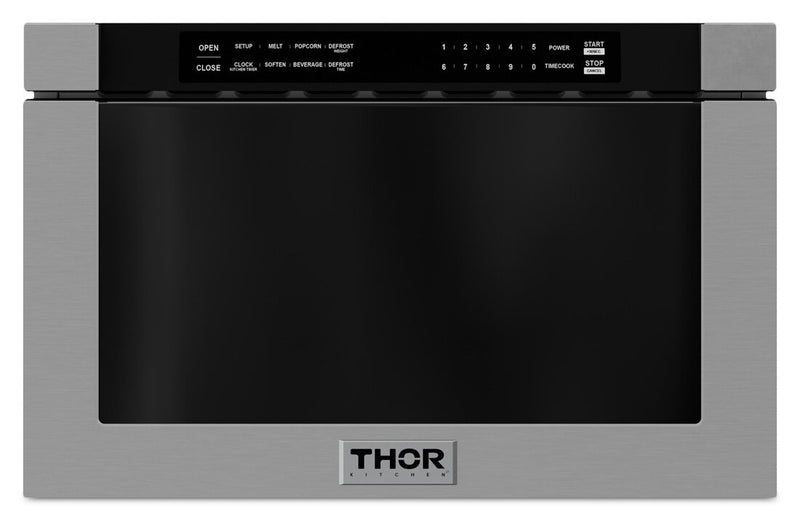Tiroir four à micro-ondes encastré Thor Kitchen de 24 po et de 1,2 pi3 - TMD2402