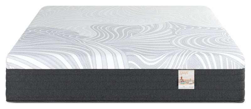 Matelas moelleux à plateau-coussin dans une boîte Spa 12 de Springwall pour grand lit de véhicule récréatif