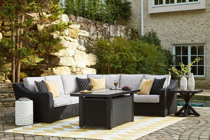 Ensemble Jasper 3 pièces pour la terrasse - noir