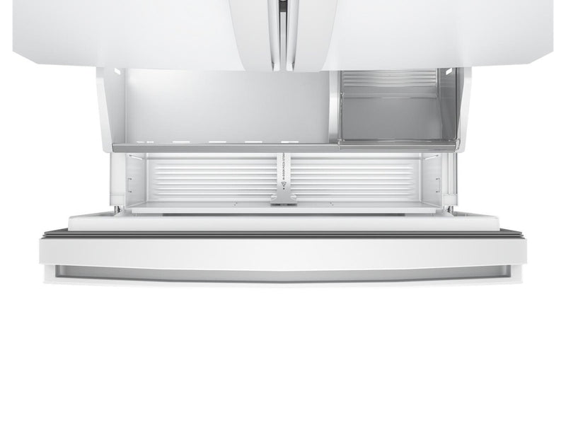 Réfrigérateur Whirlpool de 24 pi3 et de 36 po de profondeur comptoir véritable à portes françaises - blanc - WRFC3036RW