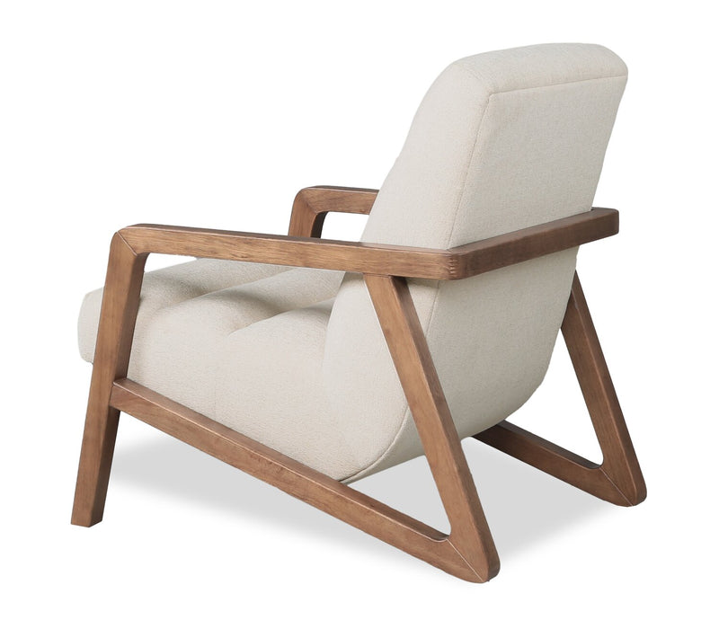 Fauteuil d’appoint Cove de 28 po en tissu de chenille - lin