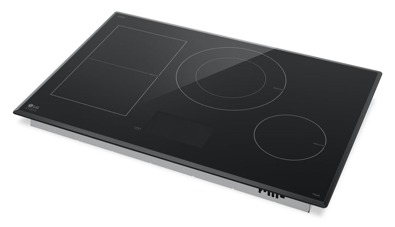 Surface de cuisson intelligente à induction LG Studio de 30 po avec UltraHeatMC - noire - CBIS3018BE 