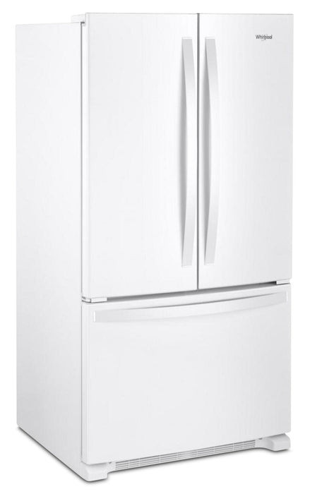 Réfrigérateur Whirlpool de 20 pi3 et de 36 po de profondeur comptoir à portes françaises - blanc - WRFC2036RW
