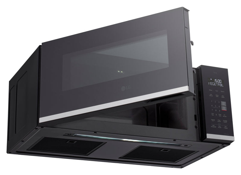 Four à micro-ondes à hotte intégrée intelligent à profil bas LG de 1,3 pi3 - MVEF1323F