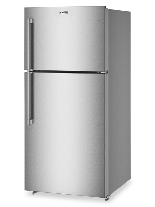 Réfrigérateur Maytag de 19 pi3 et de 30 po à congélateur supérieur - acier inoxydable résistant aux traces de doigts - MRTX5119SZ