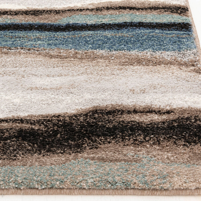 Carpette Lorin tissée à la machine de 5 pi x 7 pi - multicolore 