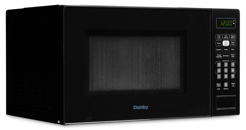 Four à micro-ondes de comptoir Danby de 0,7 pi³ avec dégivrage automatique - noir - DBMW0721BBB