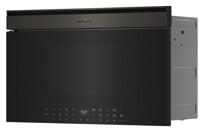 Four à micro-ondes encastré Whirlpool de 1,1 pi³ avec friture à air - acier inoxydable noir - YWMBT7030SV