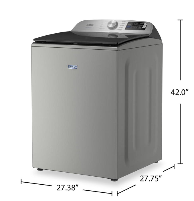 Laveuse intelligente Maytag à chargement par le haut de 6,0 pi3 - argenté radieux - MTW6205RR