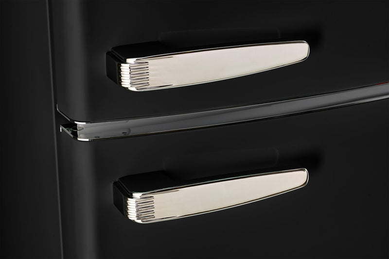 Réfrigérateur Classic Rétro d’Unique de 24 po et de 11 pi3 à congélateur supérieur - noir mat - UNQ-310L MB TM