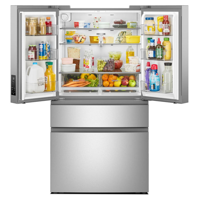 Réfrigérateur Whirlpool de 30 pi3 et de 36 po à portes françaises - acier inoxydable résistant aux traces de doigts - WRMF3336SZ