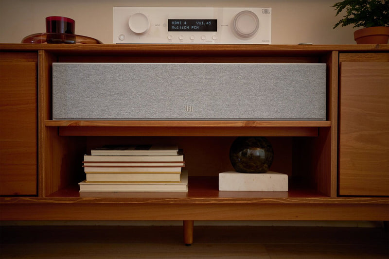 Haut-parleur central JBL Stage 245C à 2,5 voies avec 4 haut-parleurs (JBL245CWHT)