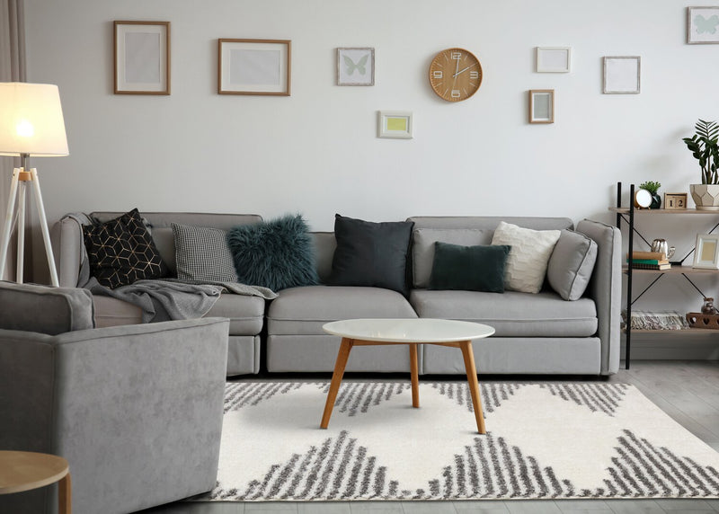 Carpette à poil long Pascal - 5 pi 3 po x 7 pi 7 po