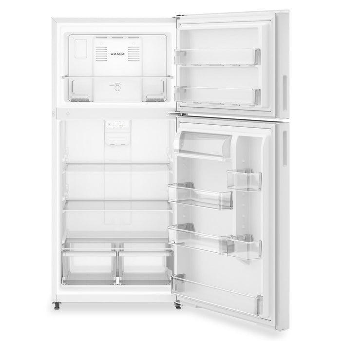 Réfrigérateur Amana de 19,3 pi3 et de 30 po à congélateur supérieur - blanc - ARTX2419SW